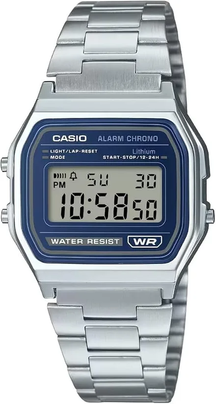 Casio Unisex 2DF Plateado Estuche