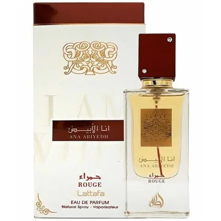 Perfume Lattafa Ana Abiyedh Rouge Eau Parfum Unissex 60ml