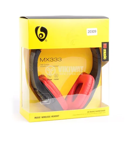 FONE BT ETTE MX333 WIELESS ARCO PRE/VERM