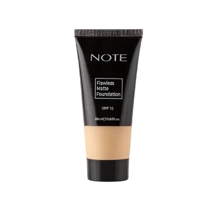 Note Base Flawless Matte Foundation 05 Honey