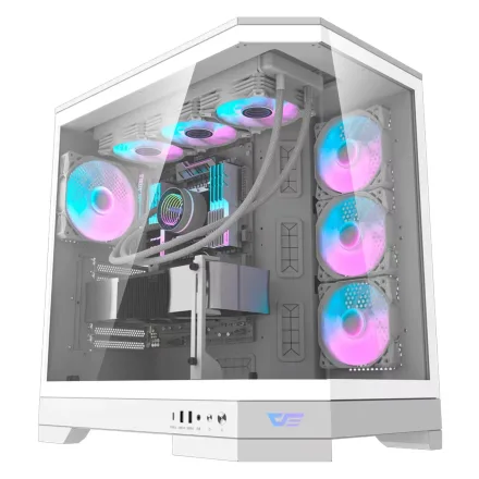 Gabinete Gamer Aigo Darkflash Dqx 90 Rgb Mid Tower 4 Fans