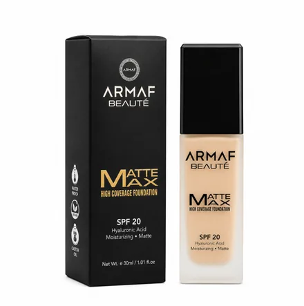 Armaf Base Maquillaje Beaute Matte Max Pecan 30ml