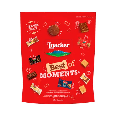 Galletas Loacker Wafer Best Moments 300 Gr