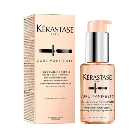Aceite Capilar Rastase Curl Manifesto Huile Sublime Repair 50ml