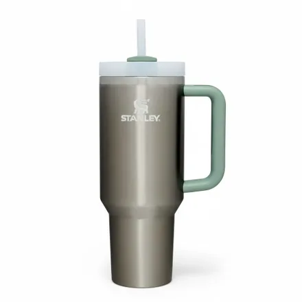 Vaso Termico Stanley Flowstate Quencher Tumbler Silver Con Pajita 887ml