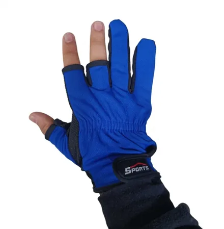 TOP FISHING GUANTES PARA PESCA AZUL (T) XL