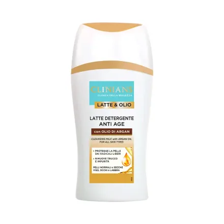 Leche Limpiadora Clinians Latte Olio Anti Age Argan 200ml