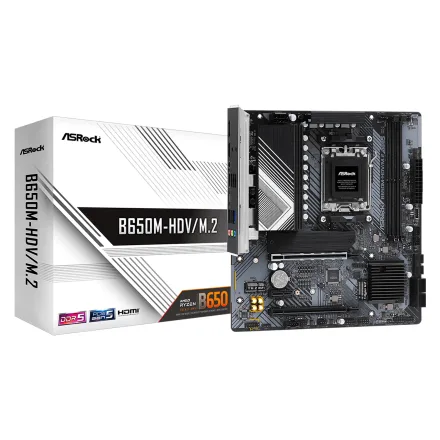 Placa Mae Asrock Hdv 2 Ddr 5 Socket AM5 Chipset B650 Atx