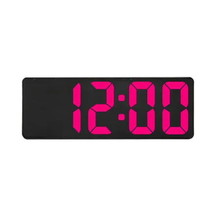 Reloj Digital Satellite Ac T6805 Led Rosa