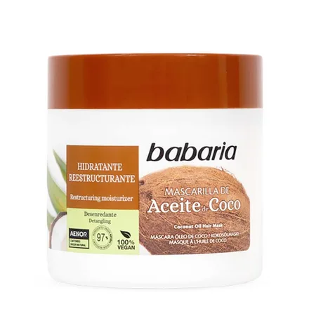 Mascarilla Capilar Babaria Coconut Oil 400ml
