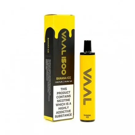 Pod Descartavel Vaal 1500 Puffs 5 Nic Salt Banana