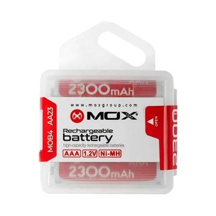 Pilas Recargables Mox Mo B4 4