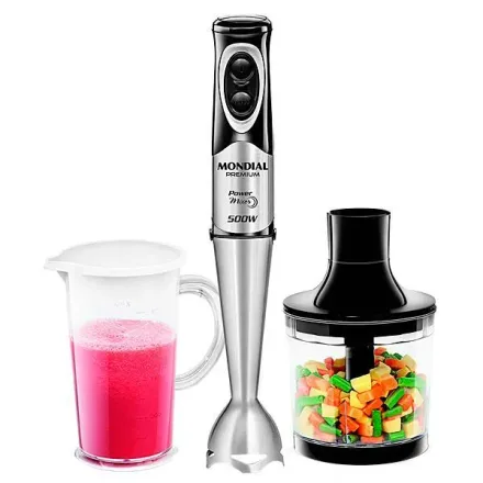 Mixer Mondial Power 07 500 Watts Processador Alimentos 50