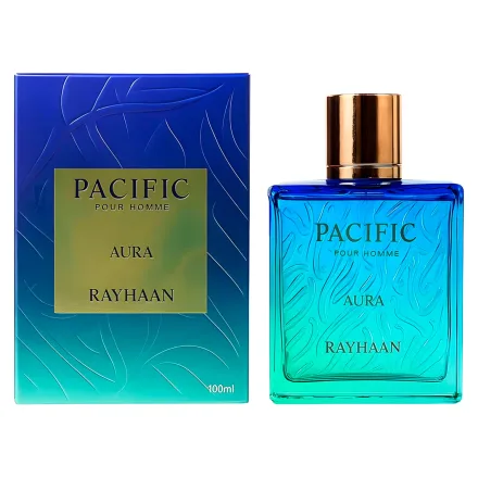 Perfume Rayhaan Pacific Aura Eau Parfum Masculino 100ml
