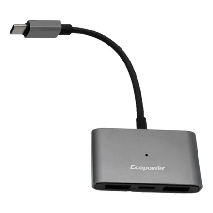 Adaptador Otg Ecopower Ep R004 Tc 2USB
