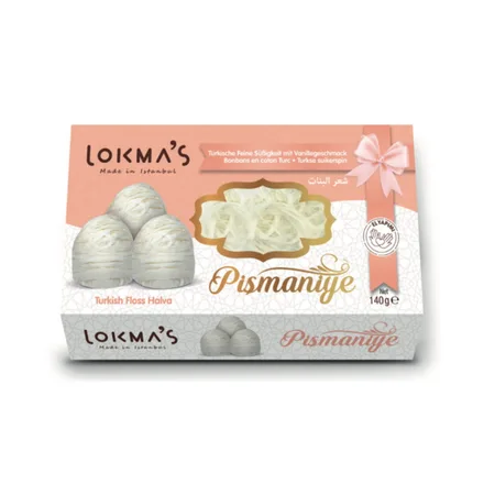 DULCE LOKMA’S PISMANIYE TURKISH FLOSS HALVA 140GR