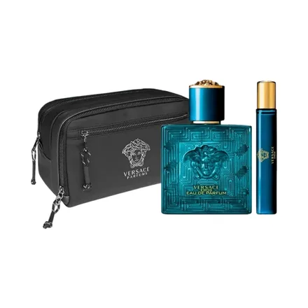 Perfume Versace Eros Edt 3 Piezas
