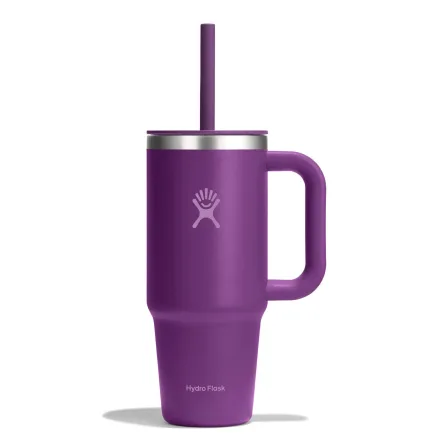 Hydro Flask Vaso Pajita Beachplum Purple 709ml