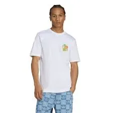 ADIDAS REMERA M GRAPHIC LO JW2975 BLANCO (T) L