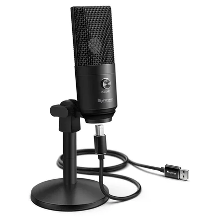 FIFINE MICRÓFONO K670B CONDENSER USB BLACK