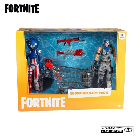 MUÑECOS MCFARLANE FORTNITE – BUNDLE PACK SHOPPING CART WARPAINT AND FIREWORKS TEAM LEADER 10591