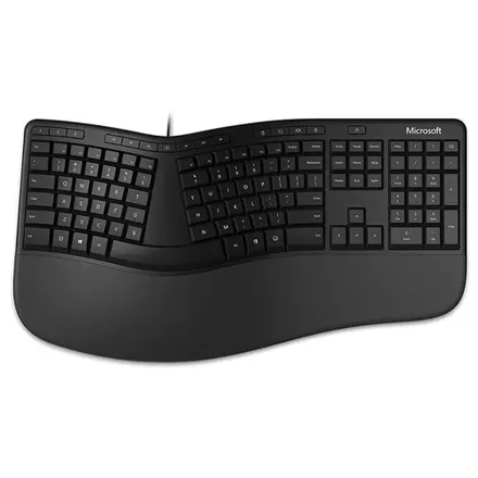 Teclado Microsoft LXN-00003 Ergonômico Espanhol – Preto