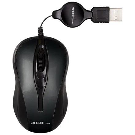 Mouse Argomtech MS08 Arg Ms 3 Botones Retractil