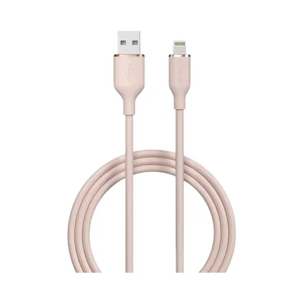 Cable Devia Silicone Lightning Pink 1.2 M