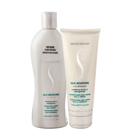 Senscience Silk Moist Shampoo Plus Acondicionadior 300ml