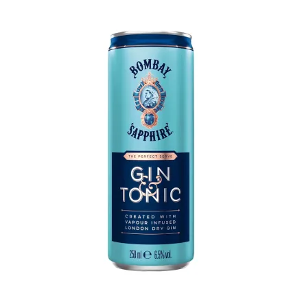 Gin Tonic Bombay Sapphire Lata 250ml