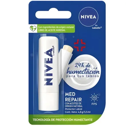 Protetor Solar Labial Nivea Med Repair Spf 15