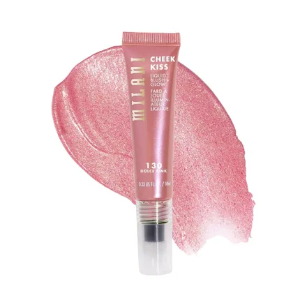 Blush Milani Cheek Kiss Liquid Glow 130 Dolce Pink 10ml