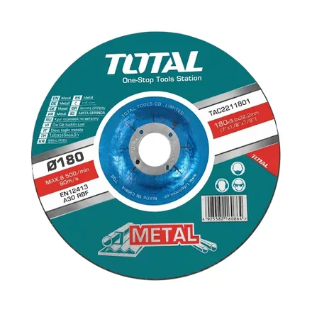 Disco Corte Metal Total 7 1 8 180 Mm