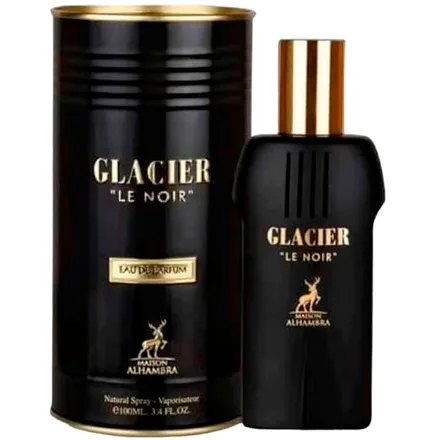 Perfume Maison Alhambra Glacier Le Noir Eau Parfum Masculino 100ml