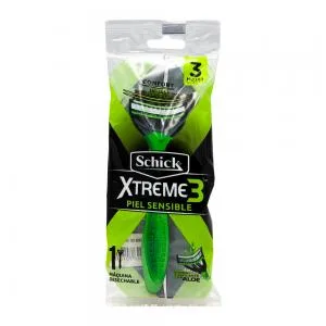 Barbear Schick Xtreme 3 Laminas Descartavel Pele Sensivel
