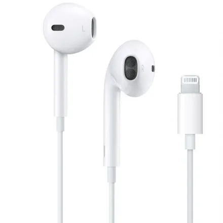 Fone de Ouvido Apple EarPods A1748 MWTY3AM com Microfone - Branco