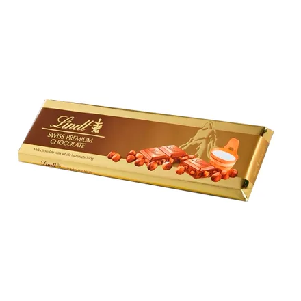 Chocolate Lindt Leche Avellanas 300g