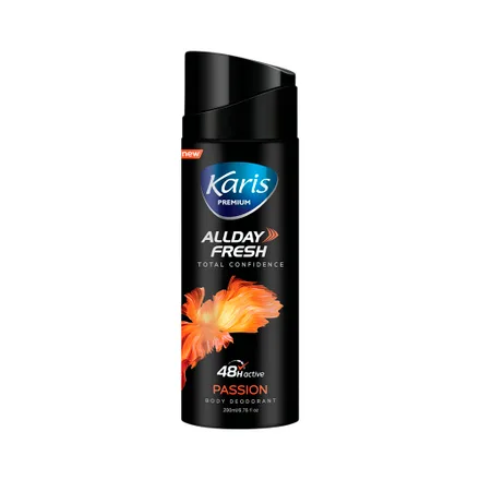 Desodorante Corporal Karis Allday Fresh Passion 200ml