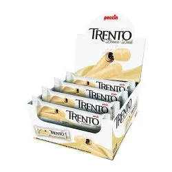 CHOCOLATE PECCIN TRENTO BRANCO MEIO AMARGO CAIXA 16X32G