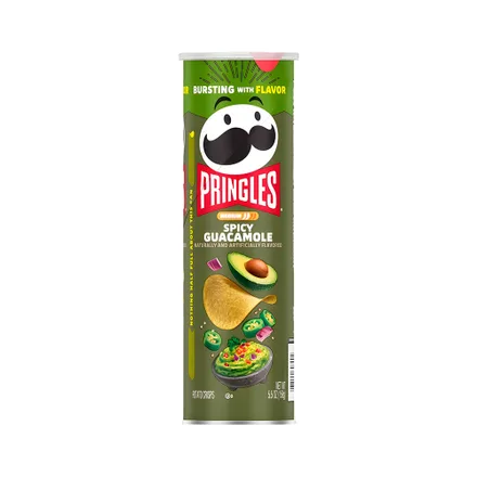 Papas Fritas Pringles Spicy Guacamole 158g