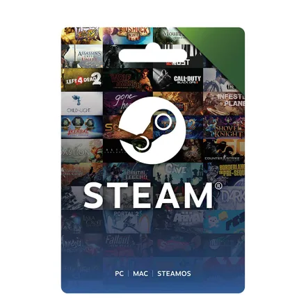 STEAM POWERED GIFT CARD PARA PC MAC STEAMOS