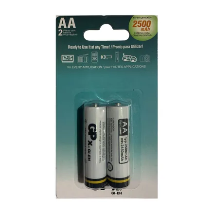 Pilas Recargables Gp X2