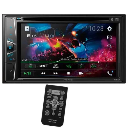 Reprodutor de DVD Pioneer AVH-G225BT 6.2" com USB Bluetooth Rádio - Preto