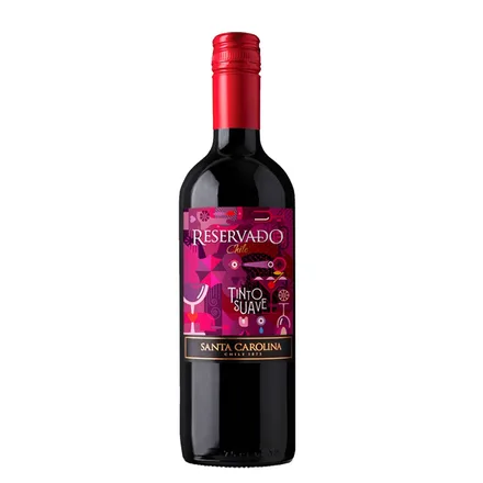 Vino Santa Carolina Reservado Suave Tinto 750ml