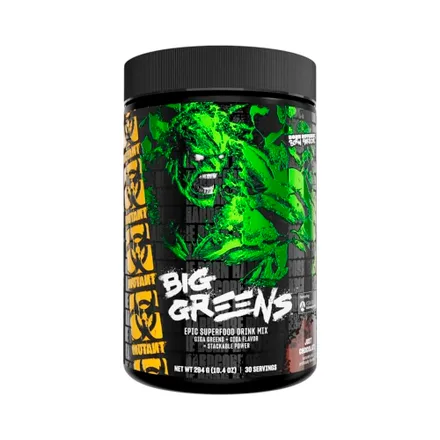Suplemento Mutant Big Greens Just Chocolate 246 Gr