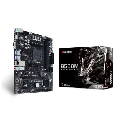 Placa Mae Biostar Socket AM4 Chipset B550 Ddr 4 Atx