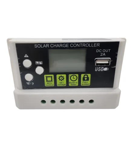 Solar Pwm 20A Controlador Dc Out 2A