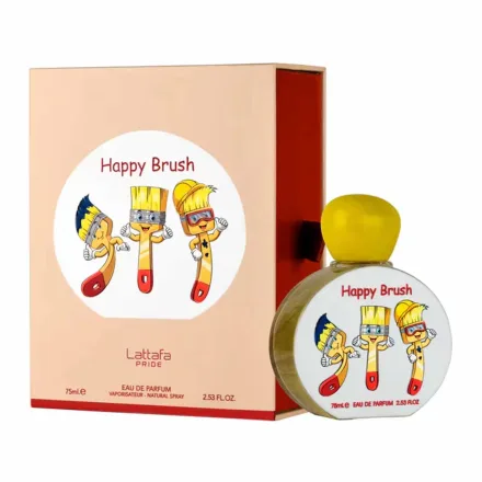 Perfume Lattafa Happy Brush Eau Parfum Unissex 75ml