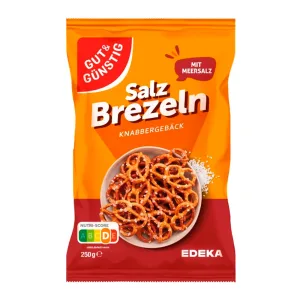 Salgadinho Pretzel Salgado Pacote Edeka 250g