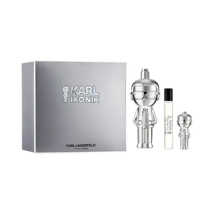 Perfume Karl Lagerfeld Ikonik Man Eau Parfum 3 Piezas